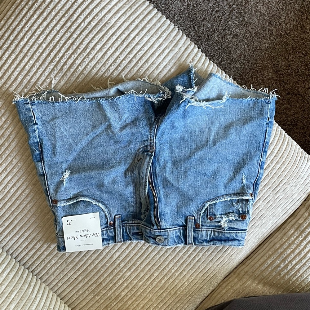High rise mom short